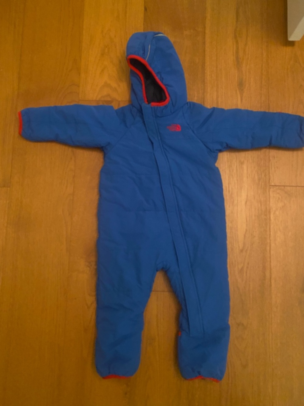 The North Face Blue Kids Insulated One-Piece Snowsuit 18-24 m